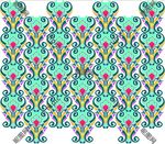 花卉无缝图案明亮的彩色背景