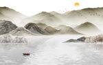 现代 意境新山水画 TiF分层