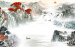 高清 意境大气山水 Tif分层