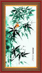 国画竹子