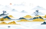 清晰 大气山水新图 TIF分层