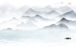 中式 高档意境山水 TiF分层