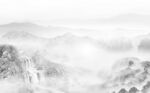 高山流水背景墙
