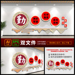 图书馆文化墙 