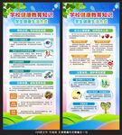 校园健康教育展架