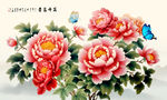 国画牡丹