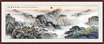 泰山国画泰山五岳独尊