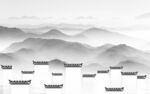 高清 简约山水墙画 TIf分层