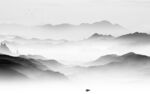 爆款 意境灰色山水 TiF分层