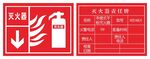 灭火器责任牌