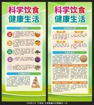 科学饮食健康教育展架