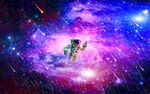 紫色星空