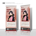 师资团队展架