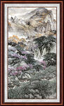 国画山水风景 