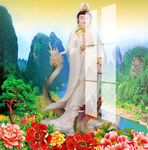 乘龙观音 