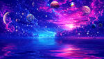美丽星空创意设计