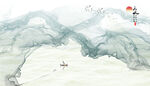 抽象山水画