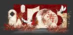 寿宴造型背景
