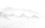 新中式石纹水墨山水背景