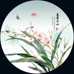兰花装饰画