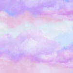 高清抽象水彩云朵背景