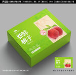 桃子包装 水果礼盒设计