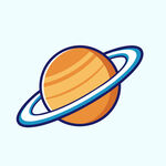 矢量宇宙星球设计元素