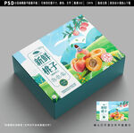 桃子包装 水果礼盒设计