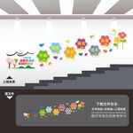 幼儿园楼道楼梯文化墙