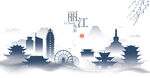 丽江水墨建筑