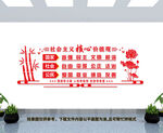 社会主义核心价值观文化墙