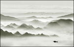 山水水墨画
