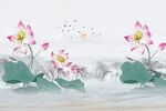 中式荷花