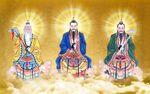 道教三清祖师画像背景
