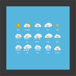 天气icon标图片