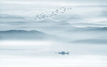 水墨山水画