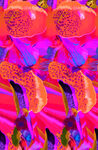 手绘乱花