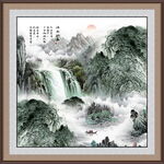 巨幅山水画