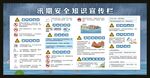 汛期安全知识宣传栏