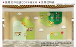 现代卡通幼儿园文化墙