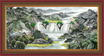 国画山水 