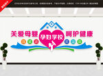 孕妇学校文化墙