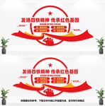 四铁精神文化墙