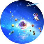 圆形星空吊顶