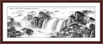 水墨山水国画