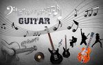 摇滚音乐吉他背景