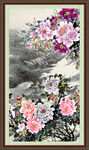 国画牡丹 