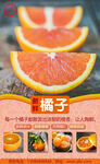 水果橘子海报可编辑