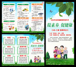 全民健康素养宣传月三折页