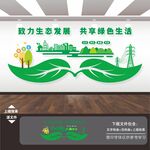 绿色低碳环保文化墙